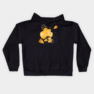 Pasta carbonara in kitchen Kids Hoodie